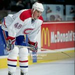 14 Dec 1998:  Matt Higgins #46 of the Montreal Canadiens looking on during the game against the Phoenix Coyotes at the Molson Centre in Montreal, Canada. The Coyotes tied the Canadiens 2-2. Mandatory Credit: Robert Laberge  /Allsport
